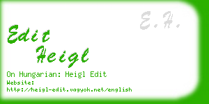 edit heigl business card